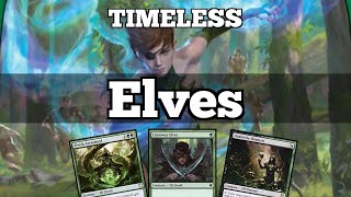 Elves CONFIRMED S TIER Creature Deck  Elves  Top 100 Mythic  Timeless  MTG Arena [upl. by Ailak626]