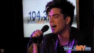 Adam Lambert quotNever Close Our Eyesquot Live Performance  1043MYfm [upl. by Nnave687]