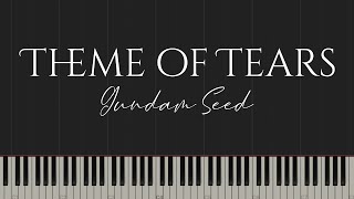 Theme of Tears  Gundam Seed Piano Tutorial [upl. by Niattirb]