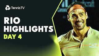 Alcaraz vs Fognini in Thriller Cerundolo Lajovic Feature  Rio 2023 Highlights Day 4 [upl. by Ross852]