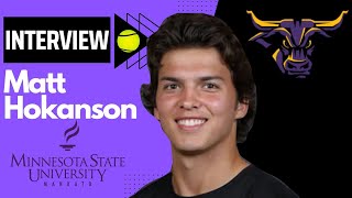 Interview Matt Hokanson Mankato State tennis coach [upl. by Deirdre369]