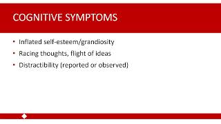 Symptoms of Mania amp Hypomania [upl. by Leahcimal]