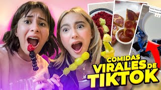 TRATAMOS DE HACER LAS RECETAS VIRALES DE TIKTOK😈  Hermanas JM [upl. by Nitsuga361]