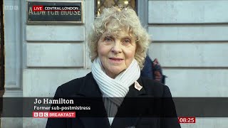 Jo Hamilton Former Post Office SubPostmistress Interviewed Live On BBC Breakfast 11012024 [upl. by Annemarie]