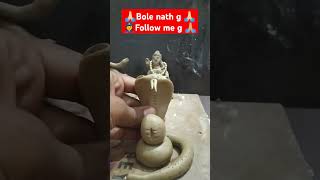 Bole nath g clay art bole mahakal mahadev mahakalstatus mahakal jibolenathstatus bole [upl. by Fadil322]