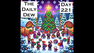 The Daily Dew Day 221  Winter Star Festival Year 2  Stardew Valley Adventure [upl. by Ahtoelc508]