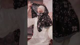 SHAWL Tutorial  Niqab Tutorial Using One Shawl Only [upl. by Beaufort]