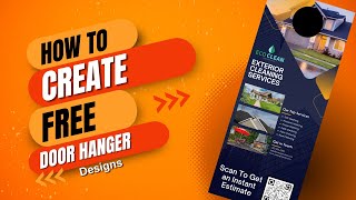 Get Free Door Hanger Designs for Pressure Washing [upl. by Cesare]