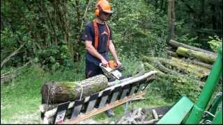 Just how fast the Truncator chainsaw saw horse is [upl. by Jesse]