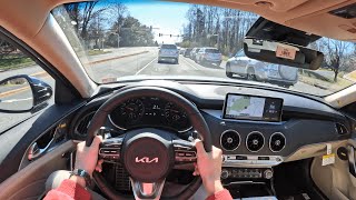 2023 Kia Stinger GT2 AWD  POV Test Drive  060 [upl. by Even]