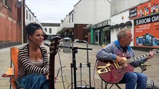 Almaz Duo Busking Randy Crawfords Almaz almaz randycrawford busking almazduo [upl. by Aicnelev]