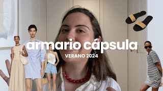 ARMARIO CÁPSULA VERANO 2024  Cómo crear tu fondo de armario con básicos atemporales [upl. by Holihs]