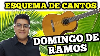 Esquema de Cantos para la Misa del Domingo de Ramos [upl. by Akirahs122]