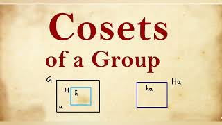 Coset of a group  coset  coset in group algebra  group and ring [upl. by Nyleak]