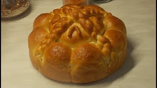 Slavski kolač za početnike posno Br1  Ritual Bread [upl. by Reynolds]