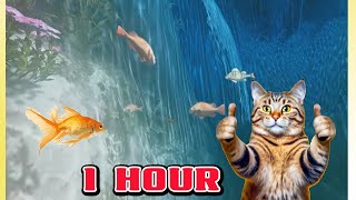 😺CAT GAMES l CATCHING FISH 1 HOUR VERSION VIDEOS FOR CATS TO WATCH catgames [upl. by Wattenberg816]