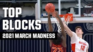 Top blocks of the 2021 NCAA tournament [upl. by Elleivap]