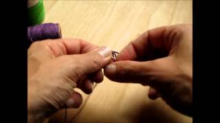 How to Make a Macrame Hemp Ring [upl. by Bibi]