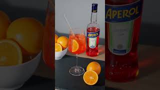 Aperol Spritz Rezept  Sommer Cocktail 🍊 shorts [upl. by Ntsud]