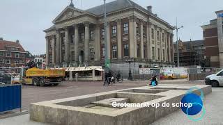 Stadswandeling door Groningen en langs ring zuid 4K [upl. by Malet]