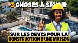 Devis de construction  étapes et conseils pour ne pas exploser votre budget [upl. by Eppesiug]