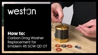 How to Carbon Drag Washer Replacement for Emblem 45 SCW QD OT [upl. by Aztinaj]