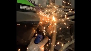 Welding New Chair Legs on Old Chairs [upl. by Neall260]