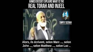 Quels Sont Les Vrais Torah Injeel et BibleAhmed Deedat [upl. by Bess]