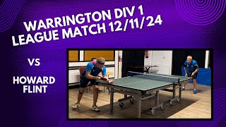 Neil Myatt vs Howard Flint  Warrington Div 1 League Match  121124 [upl. by Cacilia698]