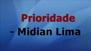 Prioridade Midian Lima playback 15 tom abaixo legendado [upl. by Adna]