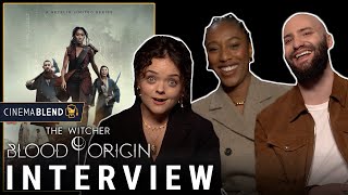 The Witcher Blood Origin Interviews With Minnie Driver Sophia Brown Laurence O’Fuarain amp More [upl. by Rosemary]