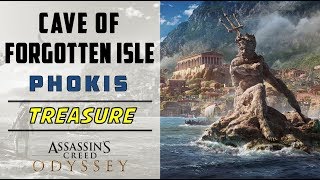 Cave of Forgotten Isle Phokis  Loot Treasure Location  ASSASSINS CREED ODYSSEY [upl. by Lay]