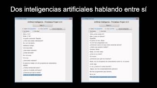 Dos inteligencias artificiales hablan entre sí [upl. by Teplica817]