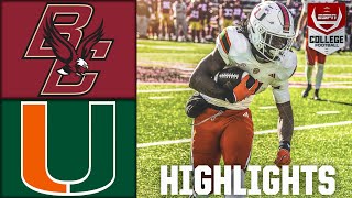 Miami Hurricanes vs Boston College Eagles  Full Game Highlights [upl. by Conant]