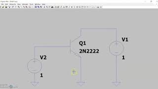 BJT CurrentVoltage Characteristic using LTspice [upl. by Azelea]