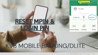 kvb mobile banking forget mpin and login pin in tamil [upl. by Hillard]