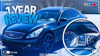 INFINITI G37X 1 YEAR OWNERSHIP 120000 MILE REVIEW [upl. by Mieka]