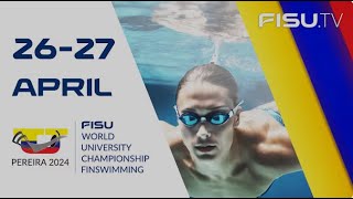 4x50m Surface Mixed FISU World University Championship Finswimming 2024 – Pereira  Colombia [upl. by Roche]