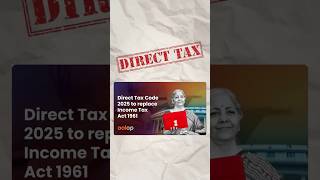 No Income tax from now 🤯  What is direct tax code directtaxcode income tax latestnews update [upl. by Idihsar905]