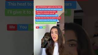 Last Christmas 🎄 duet with officialemmawhite singing singer christmas duetoftheweek [upl. by Alwitt]