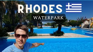 Rhodes Waterpark  Faliraki Rhodos Waterpark Full overview [upl. by Adolphus]