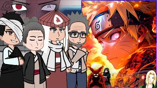 Konoha Council Elders  3rd Hokage react to Naruto [upl. by Rosa]