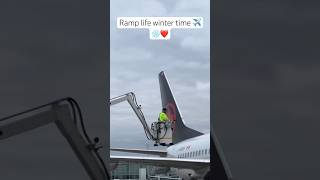 Which one do you prefer Summer ramp or winter ramp✈️🥶 travel explore aviation airport shorts [upl. by Carmela630]