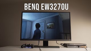 BenQ EW3270U Review  4K HDR Gaming Console Monitor [upl. by Eerol]