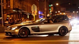 SLR McLaren 722 S Accelerations  LOUD Gallardo Spyder and F430 Spider [upl. by Nolek763]