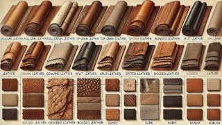 The World of Leather Different Types Different Usesquot [upl. by Marrissa88]