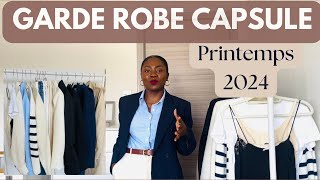 GARDEROBE CAPSULE DU PRINTEMPS Haul printemps 2024  Sophiakblog [upl. by Bonnice57]