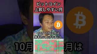 ビットコイン上昇し易いのは○月 仮想通貨 暗号資産 btc [upl. by Schuyler]