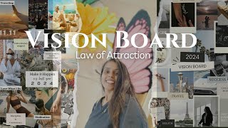 VISION BOARD  LAW OF Attraction 🧲 lawofattration visionboard loa [upl. by Layap]