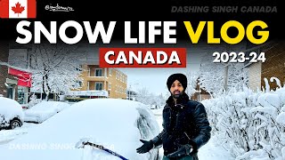 SURVIVING the SNOW STORM in CANADA  25 TEMP  HARD LIFE  VLOG  202324 [upl. by Bocoj]